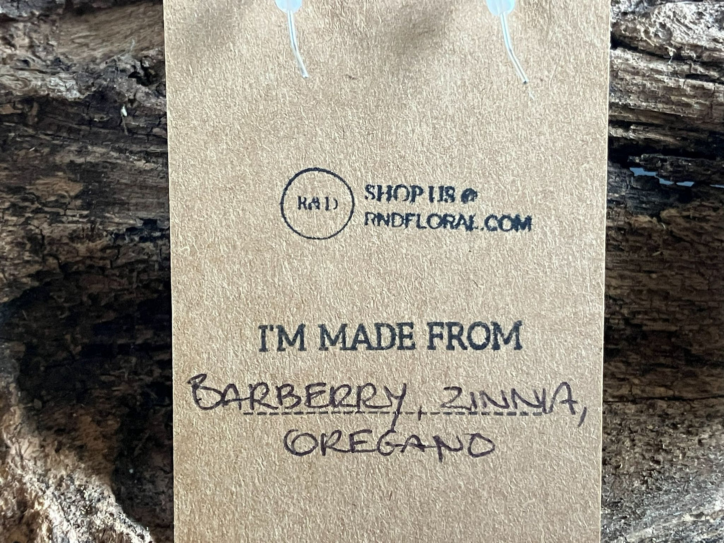 Oregano Wooden Earrings