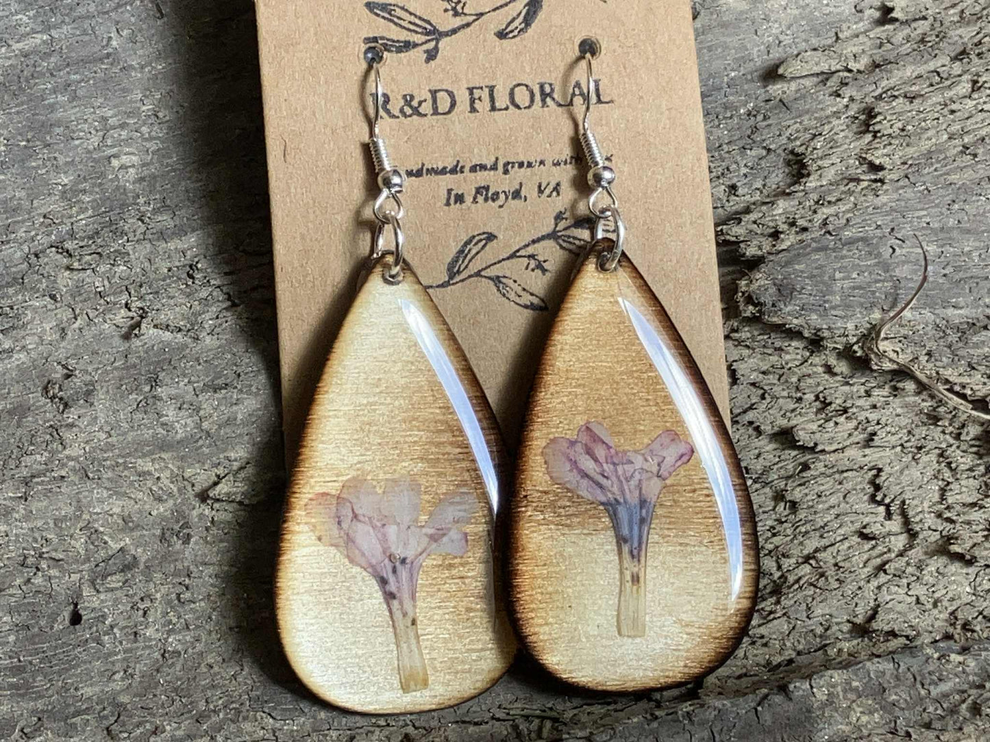 Periwinkle Flower Earring