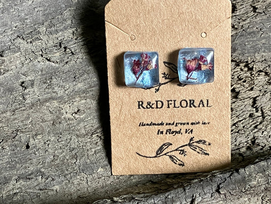 Gypsophila stud Earring