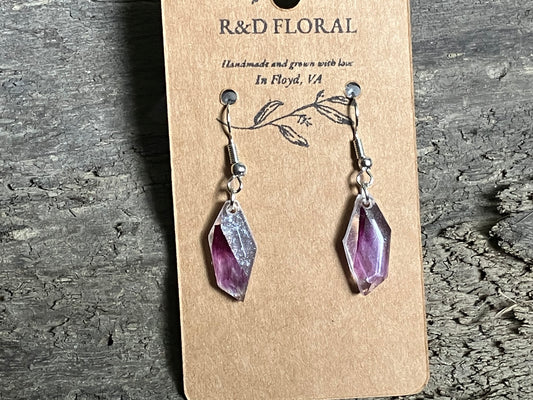 Purple Cosmo Earrings