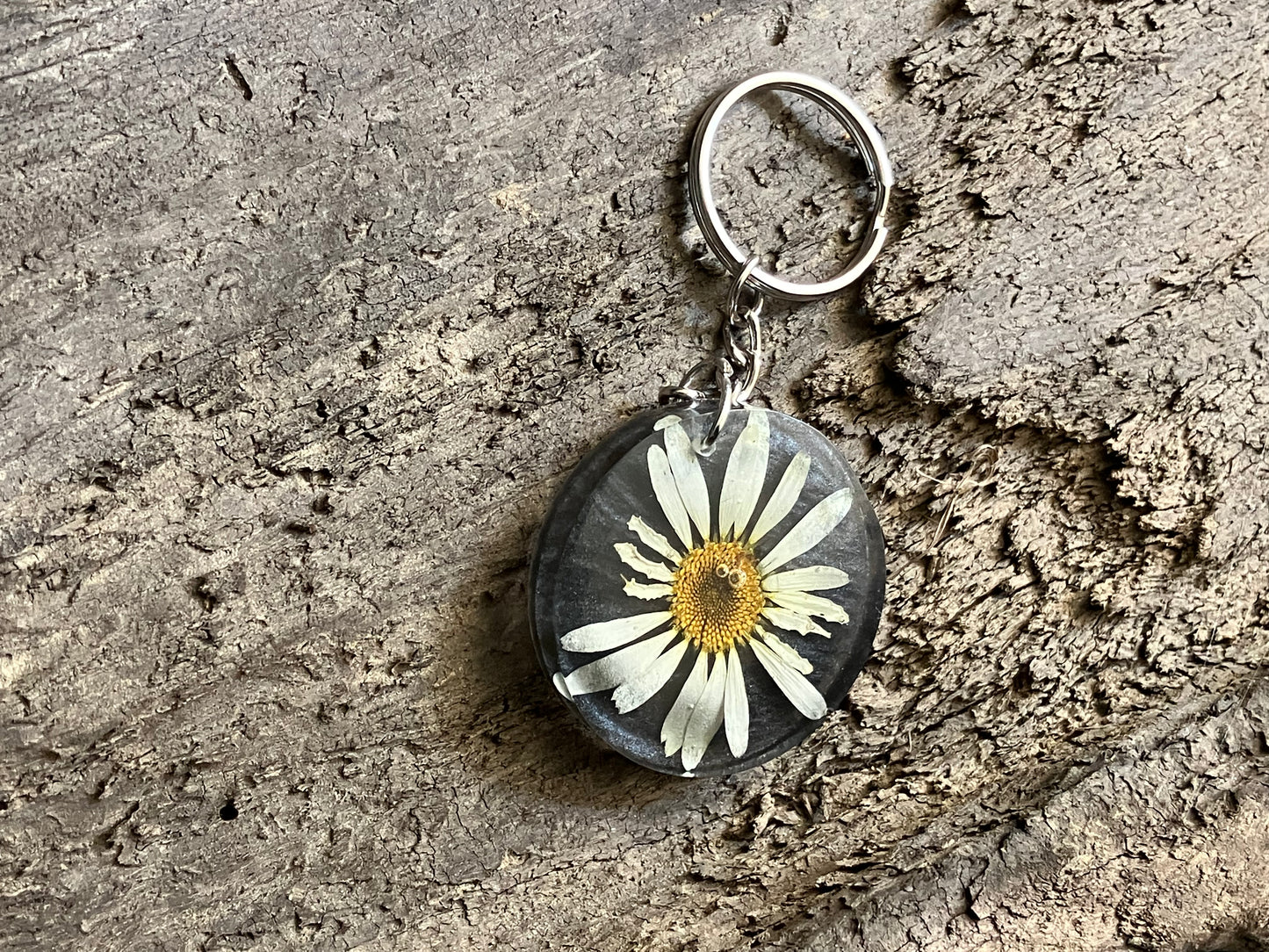 Leucanthemum Keychain