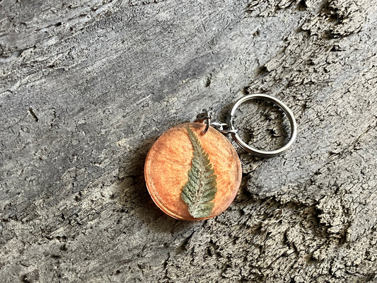 Japanese Fern Keychain
