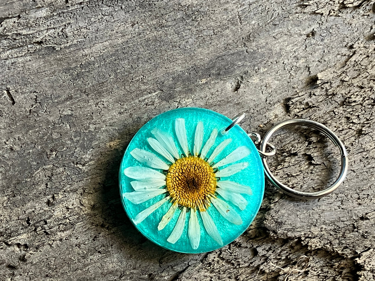 Leucanthemum Keychain