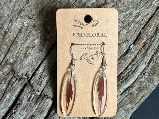 Japanese Maple Resin Earring